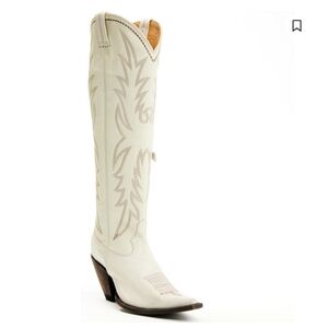 Idyllwind Cream White Tall Western Heeled Boots